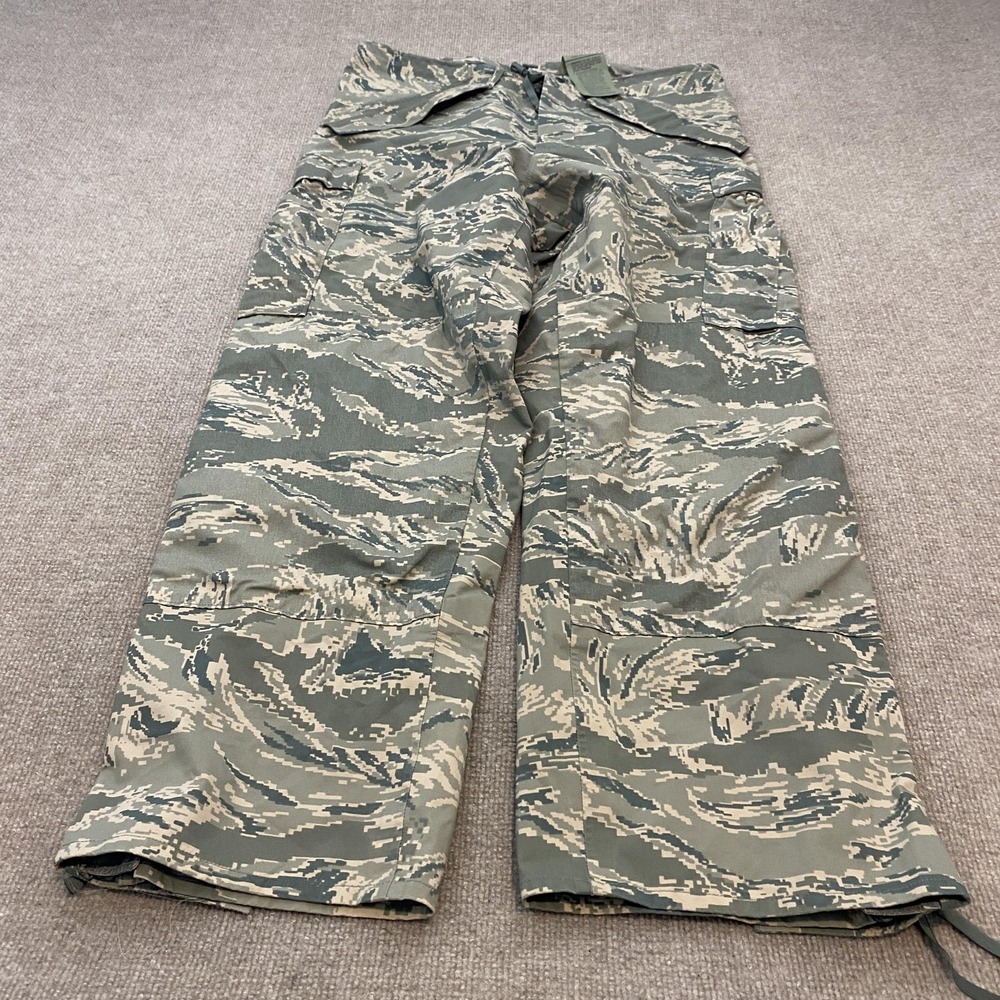 Tennier Industries Pants Mens Medium Reg Camo Rain Cargo Waterproof Tiger Stripe
